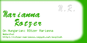 marianna rotzer business card